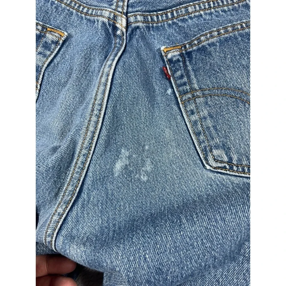 Vintage Levis 501xx Jeans Mens 34x32 Made in USA Button Fly 90s Distressed